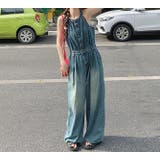 ポケット付き袖なしデニムサロペット | Ulysses | 詳細画像9 