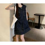 ポケット付き袖なしデニムワンピース | Ulysses | 詳細画像4 