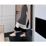 切り替えプリーツ半袖ロングワンピース | Ulysses | 詳細画像1 