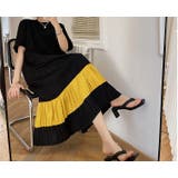 切り替えプリーツ半袖ロングワンピース | Ulysses | 詳細画像6 