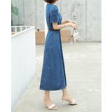 ベルト付き半袖デニムワンピース | Ulysses | 詳細画像5 