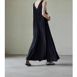 袖なしVネックプリーツワンピース | Ulysses | 詳細画像6