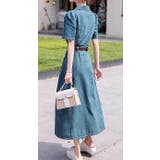 ベルト付き半袖デニムワンピース | Ulysses | 詳細画像3 