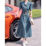 ベルト付き半袖デニムワンピース | Ulysses | 詳細画像6 