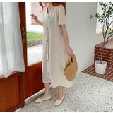 半袖Vネックシングルブレストワンピース | Ulysses | 詳細画像4