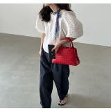 ホワイト | パフスリーブクルーネックトップス | Ulysses