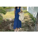 ブルー | 袖なしロングワンピース | Ulysses