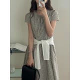 フリル半袖チェック柄ワンピース | Ulysses | 詳細画像3 