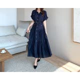 ベルト付き半袖ロングワンピース | Ulysses | 詳細画像2 