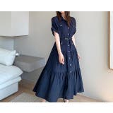 ベルト付き半袖ロングワンピース | Ulysses | 詳細画像5 