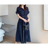 ベルト付き半袖ロングワンピース | Ulysses | 詳細画像6 