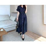 ベルト付き半袖ロングワンピース | Ulysses | 詳細画像7 