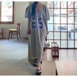 プリントVネック半袖ワンピース | Ulysses | 詳細画像2 