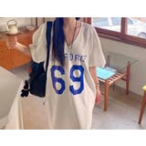 プリントVネック半袖ワンピース | Ulysses | 詳細画像5 