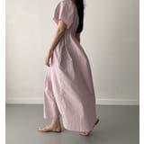 ボートネック/スクエアネックライン半袖ワンピース | Ulysses | 詳細画像2 