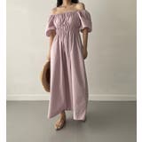 ボートネック/スクエアネックライン半袖ワンピース | Ulysses | 詳細画像3 