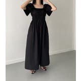 ボートネック/スクエアネックライン半袖ワンピース | Ulysses | 詳細画像6 