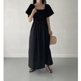 ボートネック/スクエアネックライン半袖ワンピース | Ulysses | 詳細画像8 