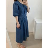 半袖シングルブレストデニムワンピース | Ulysses | 詳細画像8 