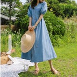 半袖シングルブレストデニムワンピース | Ulysses | 詳細画像4 