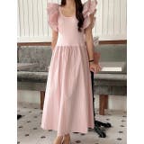 ピンク | 切り替え袖なしワンピース | Ulysses