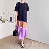 切り替え半袖ワンピース | Ulysses | 詳細画像3