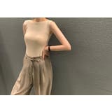 ベージュ | 袖なしニットトップス | Ulysses