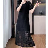 半袖パンチングレースワンピース | Ulysses | 詳細画像5