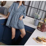 ライトブルー | デニム長袖ワンピース | Ulysses