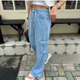 ライトブルー | ドローストリングデニムパンツ | Ulysses