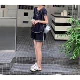 デニム半袖トップスショートパンツセットアップ | Ulysses | 詳細画像9 