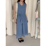 リボン袖なしチェック柄ワンピース | Ulysses | 詳細画像3