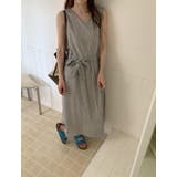 リボン袖なしチェック柄ワンピース | Ulysses | 詳細画像6