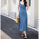 弾力性があるデニムベストワンピース | Ulysses | 詳細画像4 