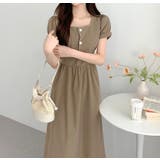 半袖スクエアネックラインワンピース | Ulysses | 詳細画像10 