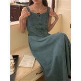 シングルブレストデニムストラップワンピース | Ulysses | 詳細画像2 