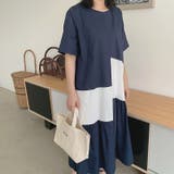 切り替え半袖ワンピース | Ulysses | 詳細画像1