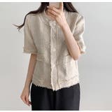 シングルブレスト半袖ショートジャケット | Ulysses | 詳細画像1 