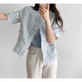 シングルブレスト半袖ショートジャケット | Ulysses | 詳細画像8 