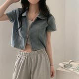 半袖ショートデニムシャツ | Ulysses | 詳細画像3 