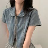 半袖ショートデニムシャツ | Ulysses | 詳細画像4 