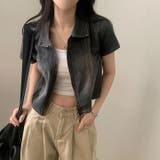 半袖ショートデニムシャツ | Ulysses | 詳細画像6 