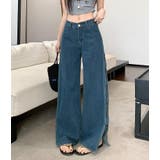 フラワースリットデニムワイドレッグ | Ulysses | 詳細画像5 