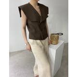 ダブルブレスト袖なしベスト | Ulysses | 詳細画像2