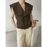 ダブルブレスト袖なしベスト | Ulysses | 詳細画像7