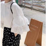 クルーネック半袖レースTEE | Ulysses | 詳細画像1