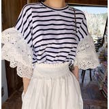 クルーネック半袖レースTEE | Ulysses | 詳細画像5