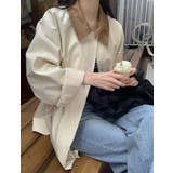 カラーコントラストの襟付きジャケット | Ulysses | 詳細画像1