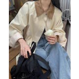 カラーコントラストの襟付きジャケット | Ulysses | 詳細画像2