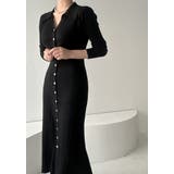 ボタンダウンニットワンピース | Ulysses | 詳細画像7